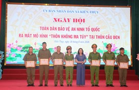 Xã Kiến Thuỵ: Ra mắt mô hình “Thôn không ma túy” tại thôn Cầu Đen