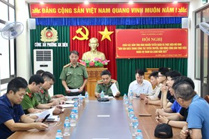 Công an phường An Biên chủ động nắm tình hình tuyển chọn công dân thực hiện nghĩa vụ Công an nhân dân năm 2027
