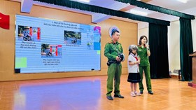 Công an phường Hồng Bàng tuyên truyền an toàn giao thông, PCCC và an ninh mạng cho gần 3.000 học sinh, giáo viên trên địa bàn