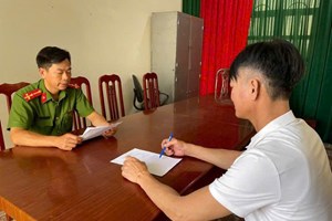 Công an phường Kinh Môn kiên quyết xử lý hành vi đánh bắt thủy sản bằng kích điện