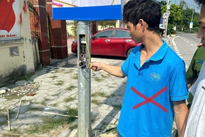 Công an xã Gia Lộc bắt giữ đối tượng trộm cắp dây cáp điện trong 22 cột đèn đường