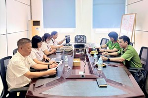 Công an xã Mao Điền đồng hành cùng doanh nghiệp, đưa pháp luật đi trước một bước