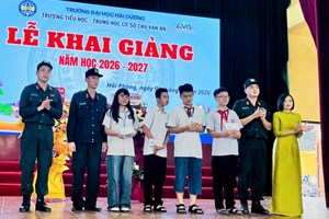 Đội Cảnh sát cơ động (Phòng Cảnh sát cơ động): Đồng hành cùng học sinh Trường THCS Chu Văn An vượt khó, rèn luyện