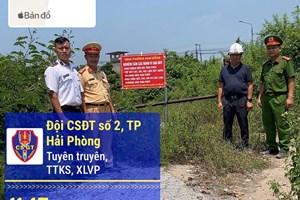 Đội Cảnh sát đường thủy số 2: Vận động chủ bến bãi chấm dứt hoạt động bến bãi không phép ở phường Nam Đồng