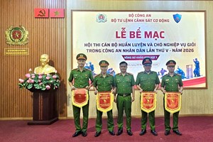 Đội Quản lý, sử dụng động vật nghiệp vụ (Phòng Cảnh sát Cơ động - CATP Hải Phòng): Ghi dấu ấn tại hội thi cán bộ huấn luyện và chó nghiệp vụ giỏi lần thứ V – năm 2026