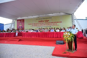 Hiệp đồng tổng lực diễn tập chữa cháy và cứu nạn, cứu hộ cấp thành phố năm 2026 tại Công ty TNHH May Tinh Lợi