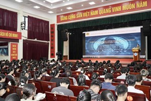 Phòng An ninh chính trị nội bộ: Tuyên truyền Luật An ninh mạng và phòng ngừa vi phạm pháp luật cho tân sinh viên Trường Đại học Y Dược Hải Phòng
