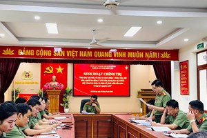 Phòng An ninh điều tra tổ chức đối thoại và sinh hoạt chính trị đặc biệt, phát huy vai trò, trách nhiệm của cán bộ, đoàn viên, hội viên phụ nữ