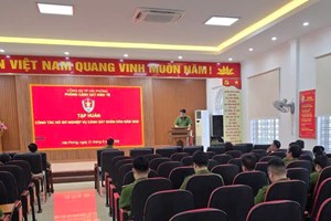 Phòng Hồ sơ nghiệp vụ: Tập huấn nâng cao chất lượng công tác hồ sơ nghiệp vụ Cảnh sát cho lực lượng Cảnh sát kinh tế