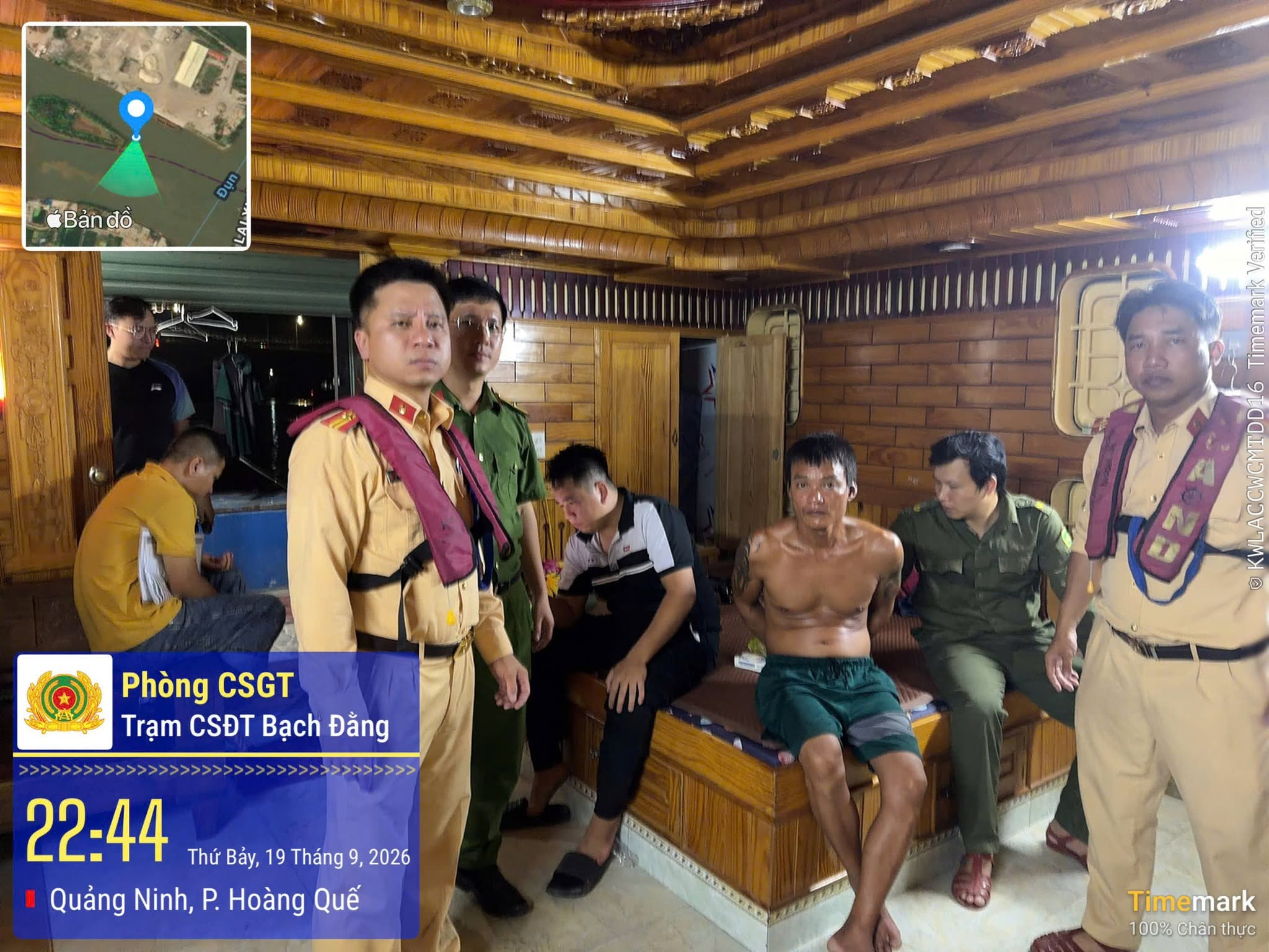 Bắt quả tang nhóm đối tượng sử dụng trái phép chất ma túy trên sông Đá Bạch