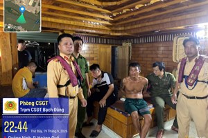 Bắt quả tang nhóm đối tượng sử dụng trái phép chất ma túy trên sông Đá Bạch
