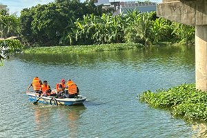 Cảnh báo nguy cơ đuối nước tại khu vực sông Hương xã Thanh Hà