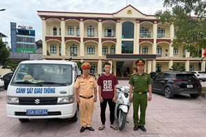 Công An phường An Hải và Phòng Cảnh sát giao thông nhanh chóng, kịp thời xử lý trường hợp thanh thiếu niên vi phạm được đăng tải trên mạng xã hội.