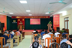 Công an phường An Dương: Tuyên truyền pháp luật tới 120 người chấp hành án hình sự tại cộng đồng và người tái hoà nhập cộng đồng