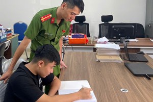 Công an phường An Hải: 3 thanh niên xung kích viết đơn tình nguyện tham gia Nghĩa vụ Công an nhân dân năm 2027