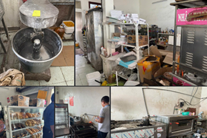 Công an phường Hòa Bình xử lý 2 cơ sở vi phạm quy định về an toàn thực phẩm