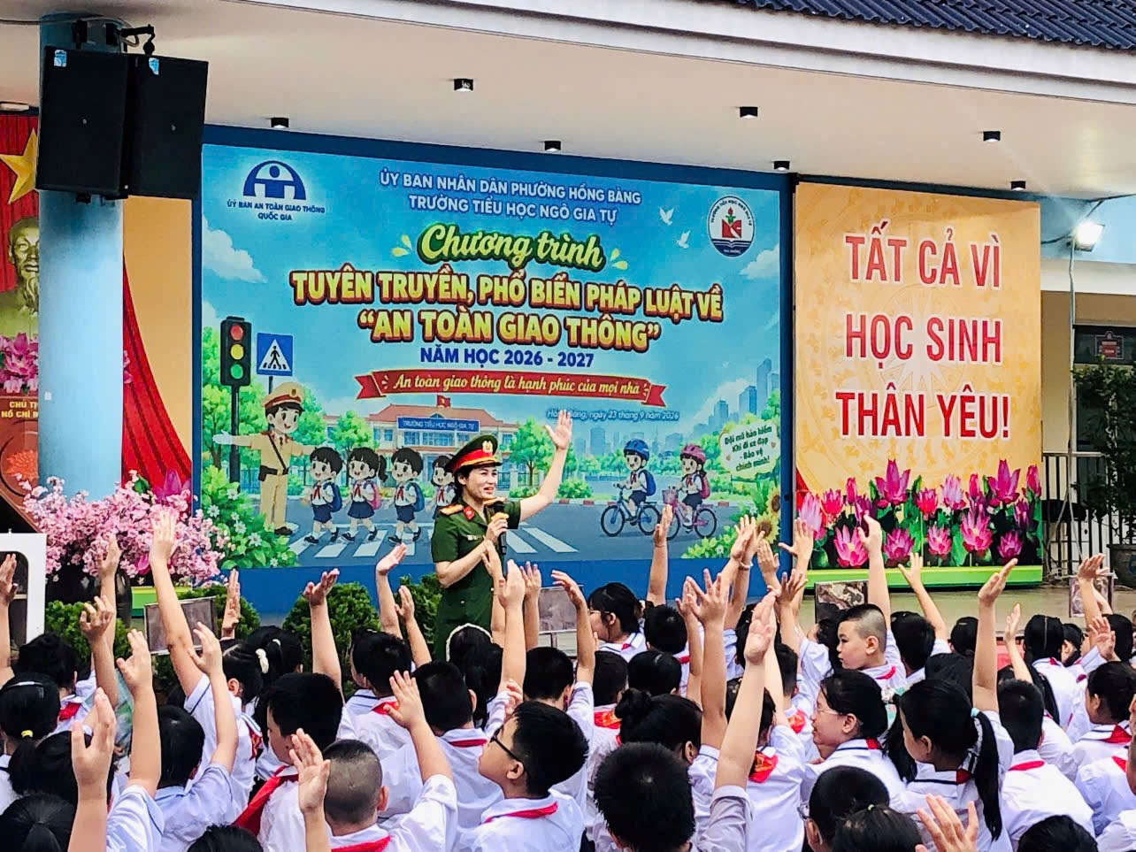 Công an phường Hồng Bàng: Tuyên truyền pháp luật và kỹ năng an toàn cho gần 3.000  học sinh và giáo viên