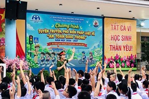 Công an phường Hồng Bàng: Tuyên truyền pháp luật và kỹ năng an toàn cho gần 3.000  học sinh và giáo viên