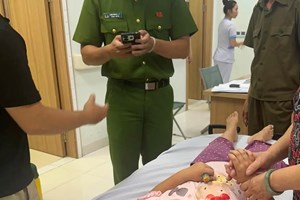 Công an phường Thủy Nguyên  kịp thời hỗ trợ đưa cháu bé bị tai nạn đến bệnh viện cấp cứu