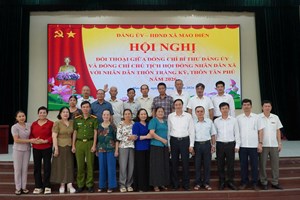 Công an xã Mao Điền: “Gần dân nhất” từ những việc dân quan tâm