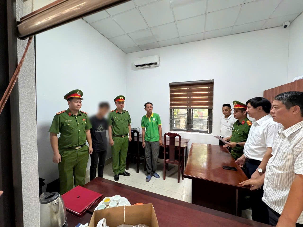 Công an xã Trường Tân kiên quyết đấu tranh với thông tin xấu, độc trên mạng xã hội