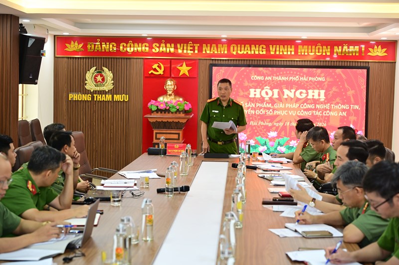 Công bố các sản phẩm, giải pháp công nghệ thông tin, chuyển đổi số phục vụ công tác Công an