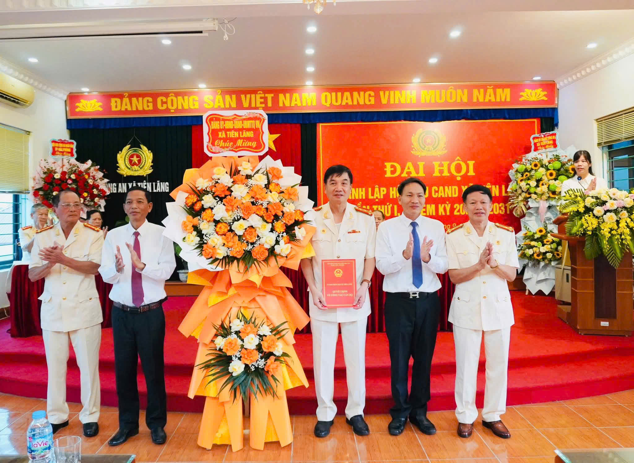 Đại hội thành lập Hội Cựu Công an nhân dân xã Tiên Lãng xã lần thứ I, nhiệm kỳ 2026-2031