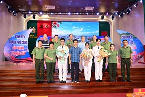 Lãnh đạo Công an thành phố động viên và tổng duyệt chương trình tham gia Hội thi Báo cáo viên, Tuyên truyền viên pháp luật giỏi cấp Bộ năm 2026