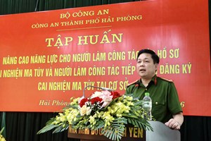 Nâng cao năng lực Công an cấp xã trong công tác cai nghiện ma túy