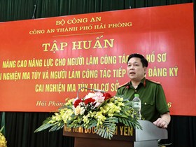 Nâng cao năng lực Công an cấp xã trong công tác cai nghiện ma túy