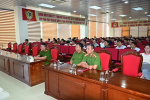 Phòng Cảnh sát PCCC và CNCH đối thoại, giải đáp vướng mắc cho hơn 180 doanh nghiệp