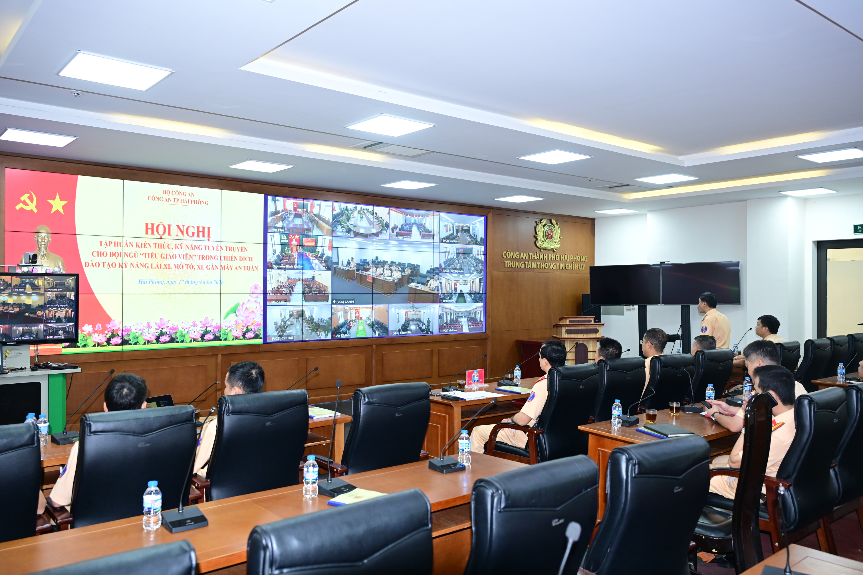 Phòng Cảnh sát giao thông: Tập huấn lực lượng “Tiểu giáo viên” triển khai Chiến dịch lái xe mô tô, xe gắn máy an toàn