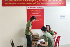 Phòng Hồ sơ nghiệp vụ: Đột phá trong phối hợp quản lý, phục hồi và xử lý các vụ án, vụ việc tạm đình chỉ