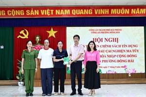 Phường Đông Hải tuyên truyền chính sách tín dụng hỗ trợ người sau cai nghiện, tái hòa nhập cộng đồng