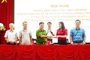Phường Lê Thanh Nghị: Ra mắt mô hình phòng, chống ma túy tại cơ sở