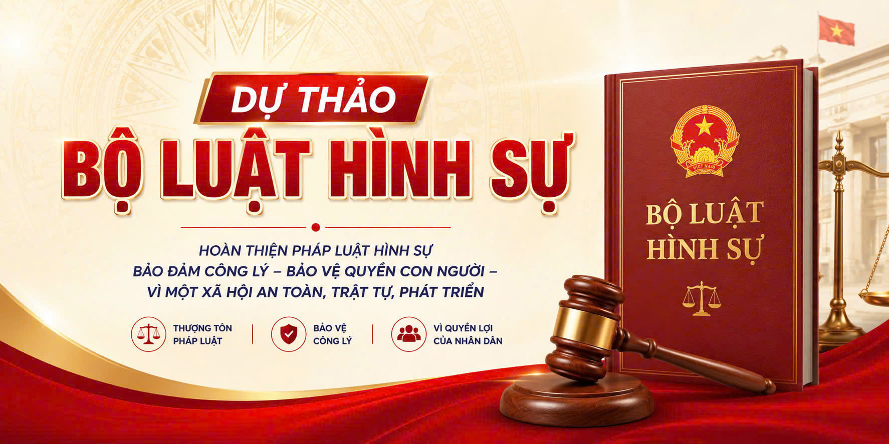 Tích cực tham gia góp ý dự thảo Bộ luật Hình sự (sửa đổi) và Bộ luật Tố tụng Hình sự (sửa đổi) trên ứng dụng VNeID