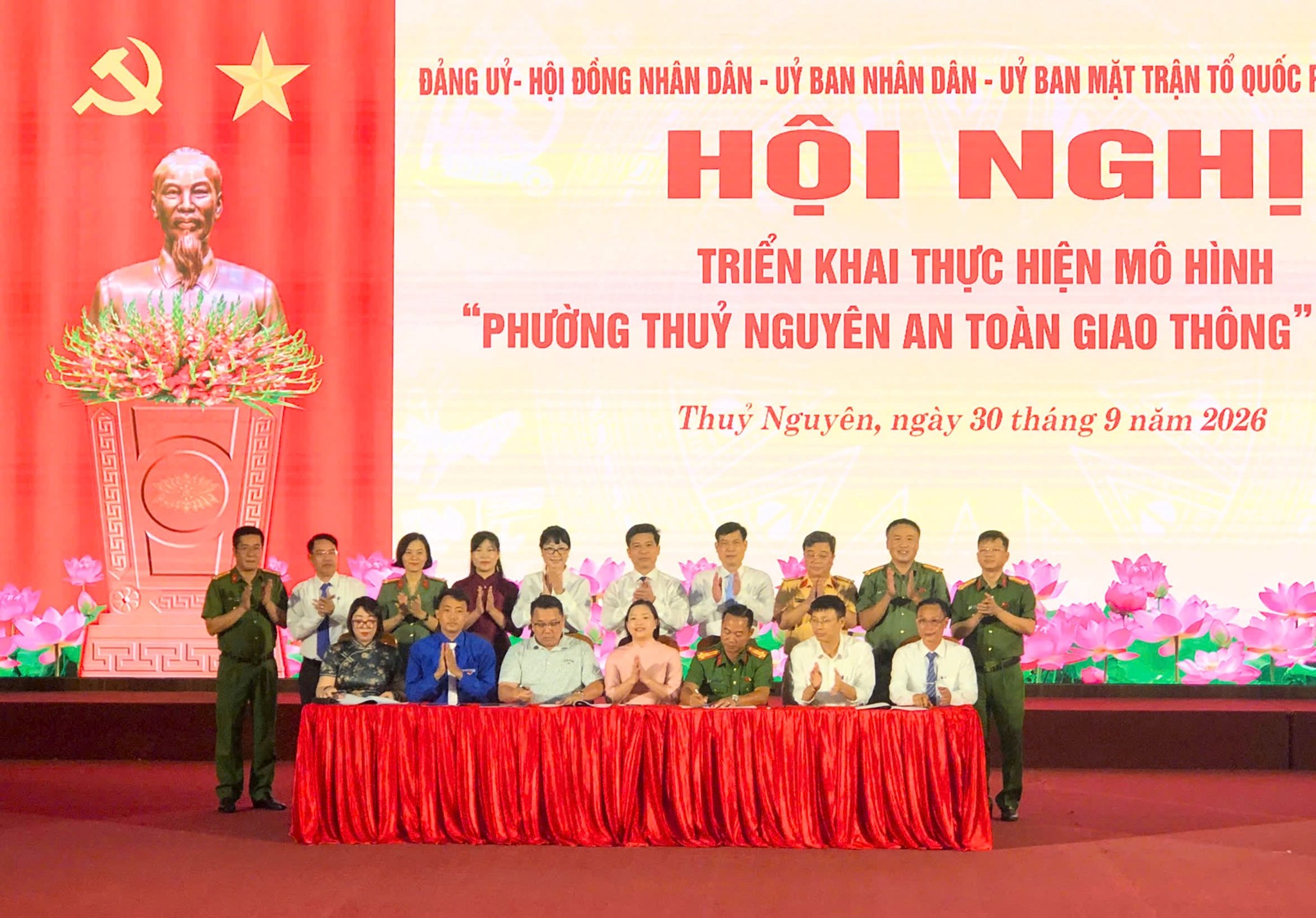 Xây dựng phường Thủy Nguyên trở thành điểm sáng về trật tự an toàn giao thông và đô thị văn minh