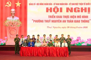 Xây dựng phường Thủy Nguyên trở thành điểm sáng về trật tự an toàn giao thông và đô thị văn minh