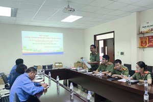 Ban Chỉ đạo Phòng, chống khủng bố thành phố Hải Phòng kiểm tra, tuyên truyền, hướng dẫn công tác phòng, chống khủng bố tại Khu công nghiệp Tân Trường