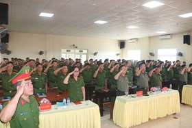 Bế giảng lớp tập huấn nghiệp vụ công tác Cảnh sát khu vực năm 2026