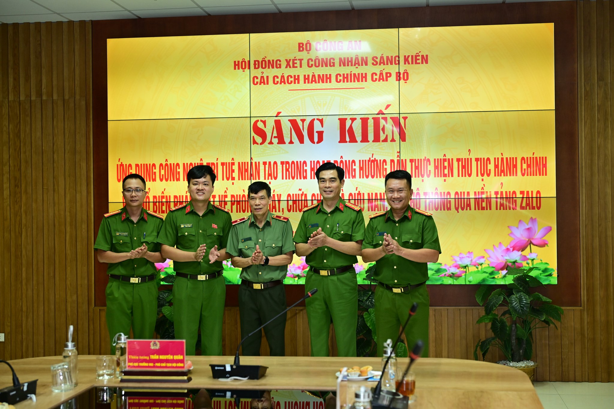 Bộ Công an công nhận sáng kiến cải cách hành chính cấp Bộ cho Công an thành phố Hải Phòng