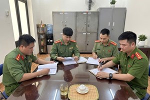 Công an phường An Hải, Phòng Quản lý xuất nhập cảnh tăng cường tuyên truyền, tổ chức cắm biển cấm bay