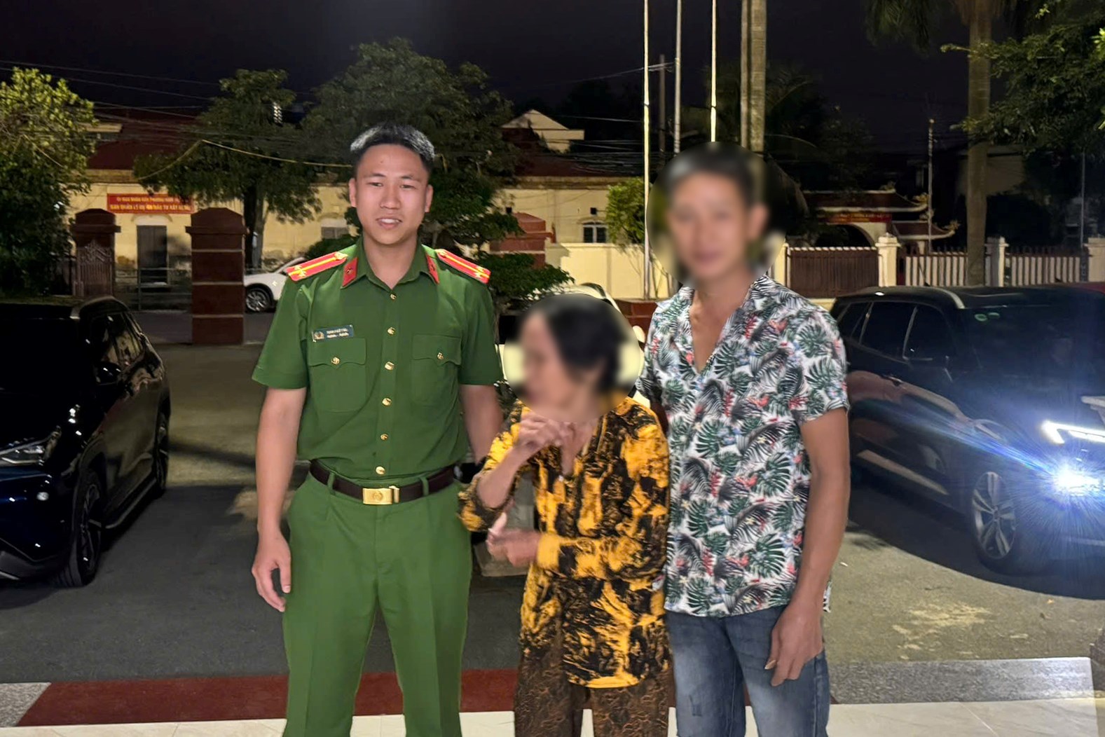 Công an phường Nam Triệu kịp thời hỗ trợ cụ bà đi lạc trở về với gia đình