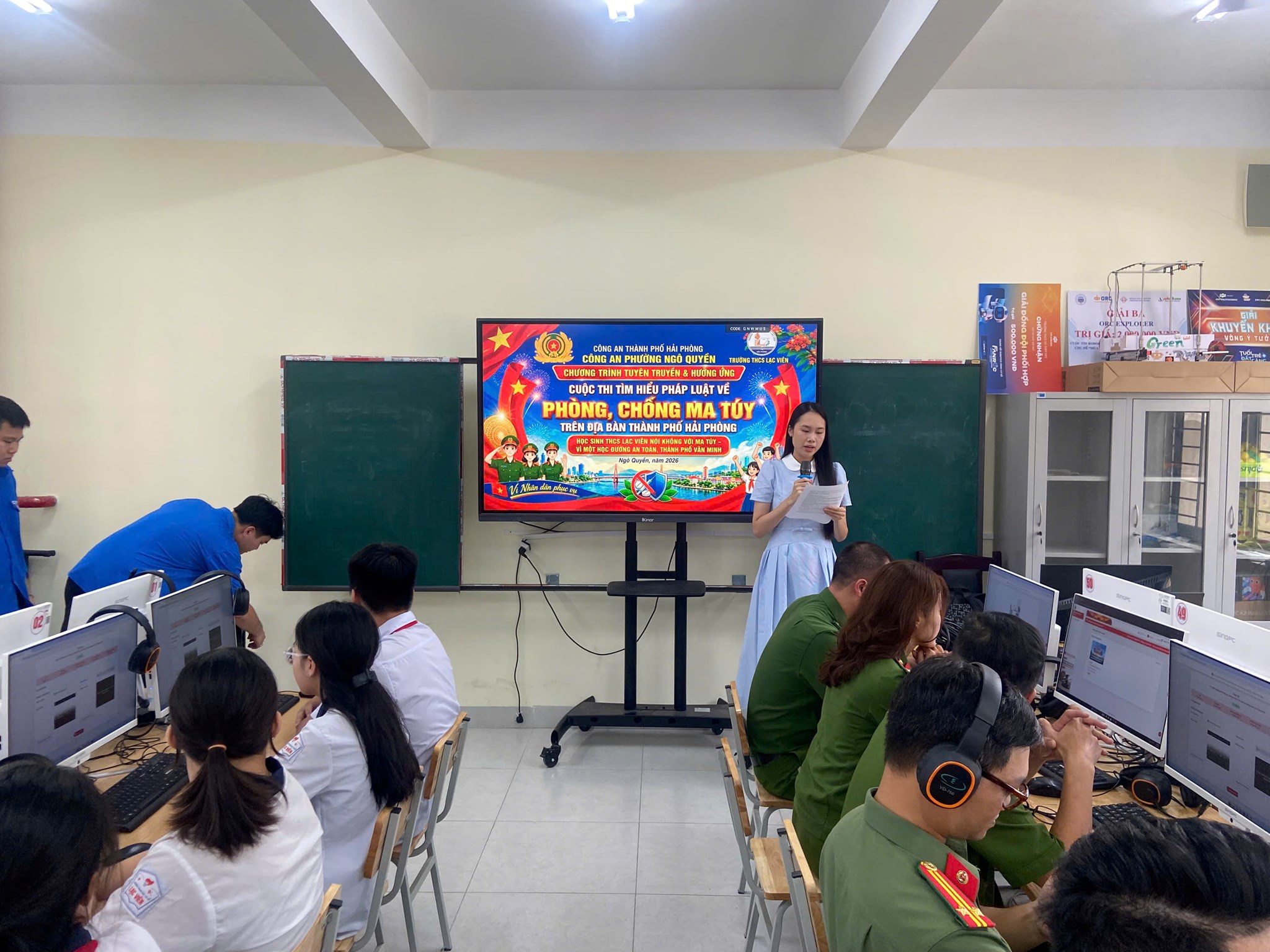 Công an phường Ngô Quyền: Đẩy mạnh tuyên truyền Cuộc thi trực tuyến "Tìm hiểu pháp luật về phòng, chống ma túy"