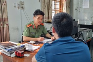 Công an xã Gia Phúc kiên quyết xử lý hành vi bình luận nội dung xúc phạm, sai sự thật trên không gian mạng