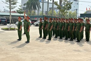 Công an xã Hải Hưng hoàn thành tập huấn điều lệnh, quân sự, võ thuật CAND năm 2026