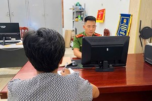 Công an xã Hải Hưng xử phạt trường hợp cố ý báo tin giả đến cơ quan có thẩm quyền