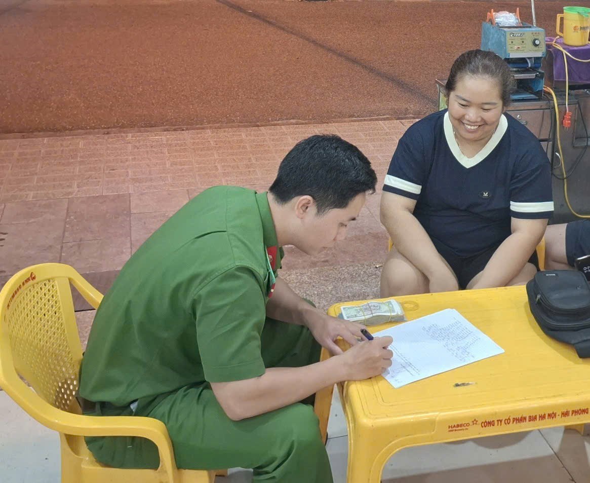 Công an xã Kiến Minh thông báo tìm chủ sở hữu số tiền 5.389.000 đồng đánh rơi