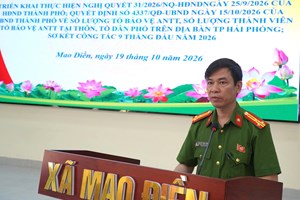 Công an xã Mao Điền: Đồng hành cùng lực lượng bảo vệ ANTT ở cơ sở, chung tay giữ bình yên thôn, xóm