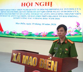 Công an xã Mao Điền: Đồng hành cùng lực lượng bảo vệ ANTT ở cơ sở, chung tay giữ bình yên thôn, xóm